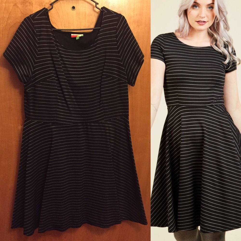 ModCloth Playlist Professional A-line dress
